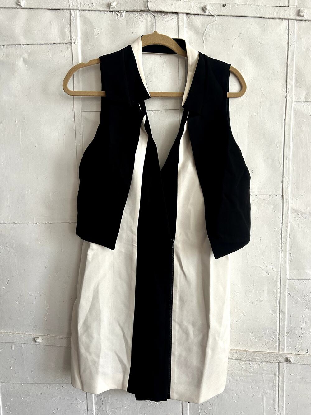 Dion Lee Black and white mini dress